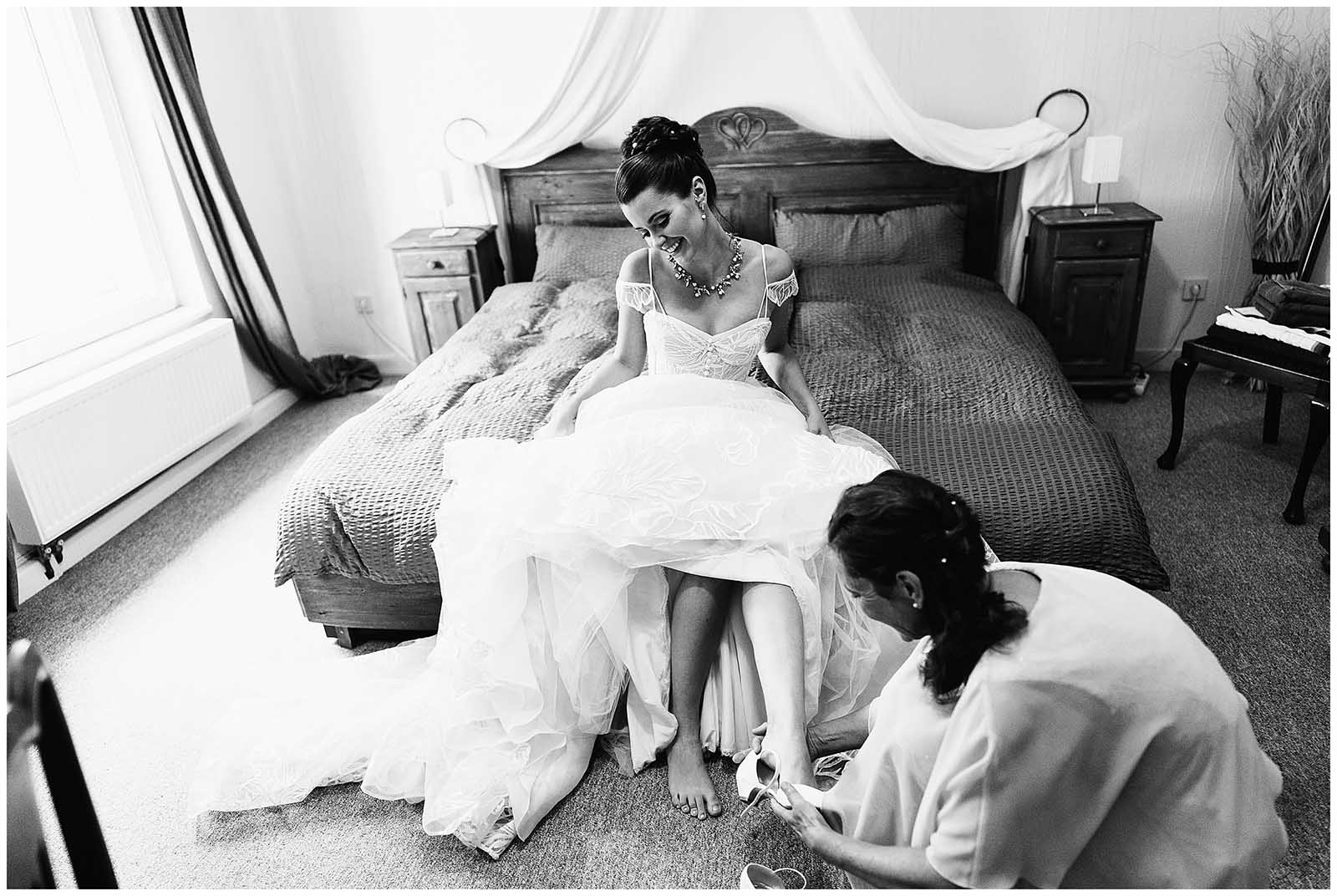 Getting ready Braut Pulheim